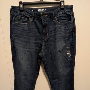 New Women's Sonoma 14R Curvy Skinny Jeans